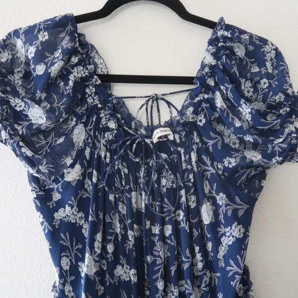 Ulla Johnson Sierra Silk Floral Midi Dress Size 2 - Picture 4 of 8